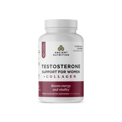 Testosterone Support for Women + Collagen (90 capsules)