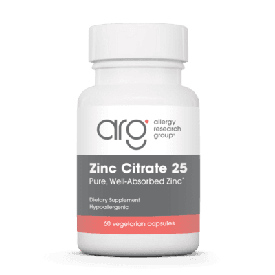 Zinc Citrate 25mg (60 capsules)