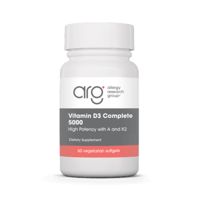 Vitamin D3 Complete 5000 High Potency with A and K2 (60 Softgels)