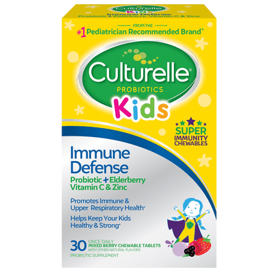 Culturelle Kids Immune Defense + Elderbe (30 tablets)