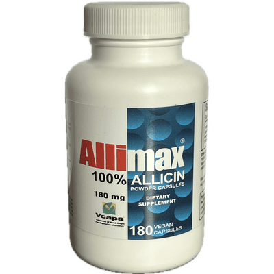 Allimax 100% Allicin 180mg (180 capsules)