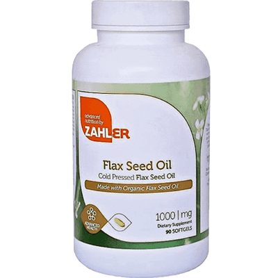 Flax Seed Oil 1000mg - Organic (90 Softgel Capsules)