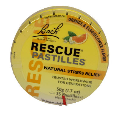 Rescue Pastilles Orange and Elderflower (35 Lozenges)