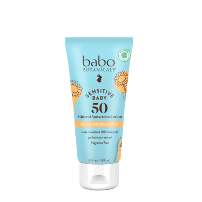 SPF 50 Baby Skin Mineral Sunscreen Lotio (3 Ounces)