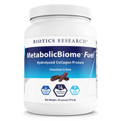 MetabolicBiome Fuel Hydrolyzed Collagen Protein, Chocolate (714 Grams)