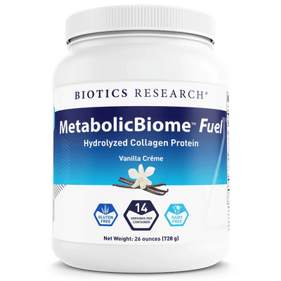 MetabolicBiome Fuel Hydrolyzed Collagen Protein, Vanilla (728 Grams)
