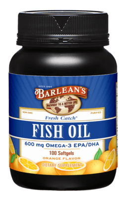 Fresh Catch Fish Oil Orange Flavor (100 Softgels)