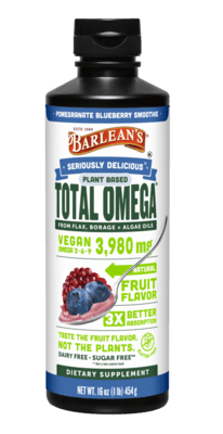 Seriously Delicious Pomegranate Blueberry Smoothie Total Omega Vegan (454 Grams)