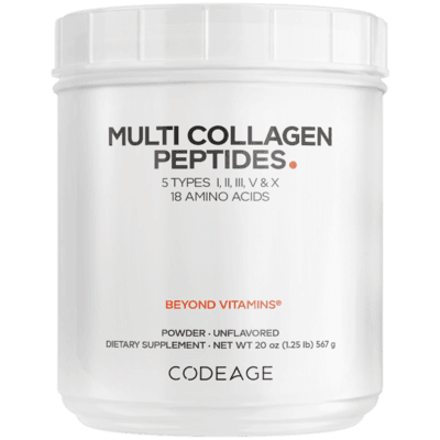 Multi Collagen Peptides Powder, Unflavored (567 Grams)