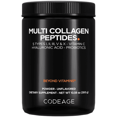 Hydrolyzed Multi Collagen Peptides Unflavored (300 Grams)
