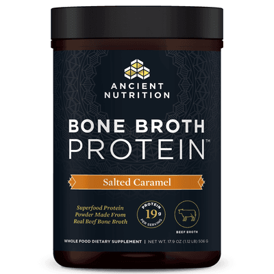 Bone Broth Protein Beef Salted Caramel (506 Grams)
