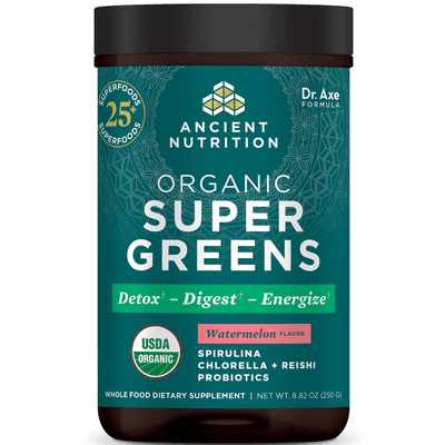 Organic SuperGreens Powder - Watermelon (250 Grams)