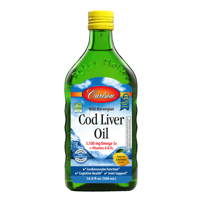 Cod Liver Oil Lemon (500 Milliliters)