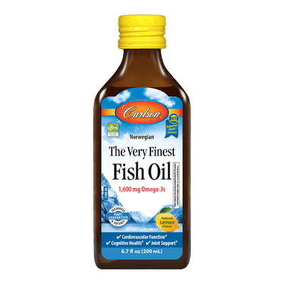The Very Finest Fish Oil™ Liquid - Lemon (200 Milliliters)
