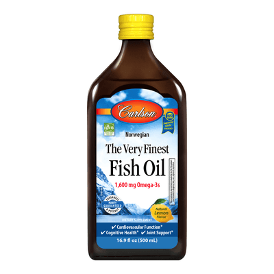 The Very Finest Fish Oil™ Liquid - Lemon (500 Milliliters)