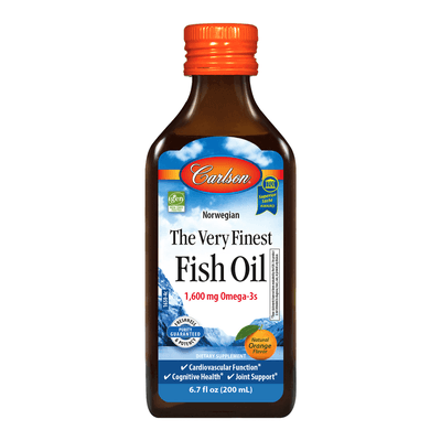 The Very Finest Fish Oil™ Liquid - Orange (200 Milliliters)