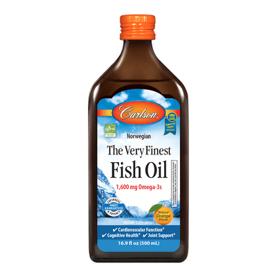 The Very Finest Fish Oil™ Liquid - Orange (500 Milliliters)