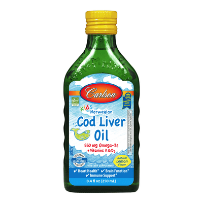 Kids Cod Liver Oil Lemon (250 Milliliters)