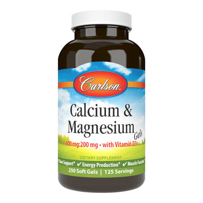 Calcium & Magnesium Gels (250 Softgels)