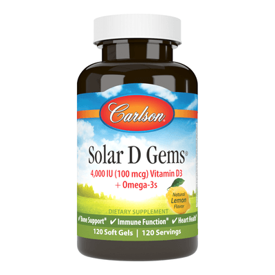 Solar D Gems® 4,000IU (120 Softgels)