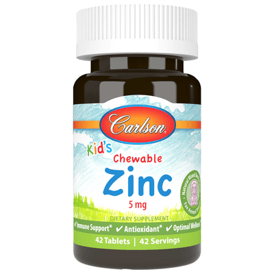 Kid's Chewable Zinc 5mg (42 tablets)