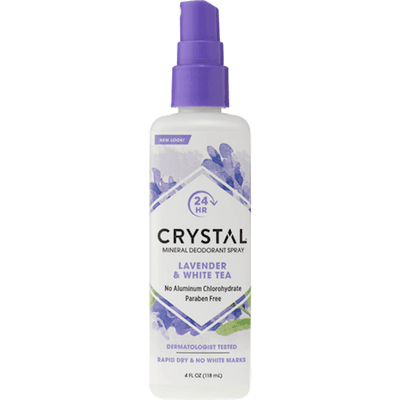 Lavender & White Tea Body Spray Deodoran (4 Ounces)