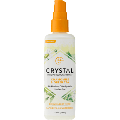 Chamomile & Green Tea Body Spray Deodora (4 Ounces)