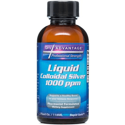 Liquid Colloidal Silver 1,000ppm (59.14 Milliliters)