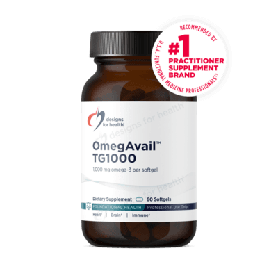OmegAvail TG1000 Fish Oil (60 Softgels)