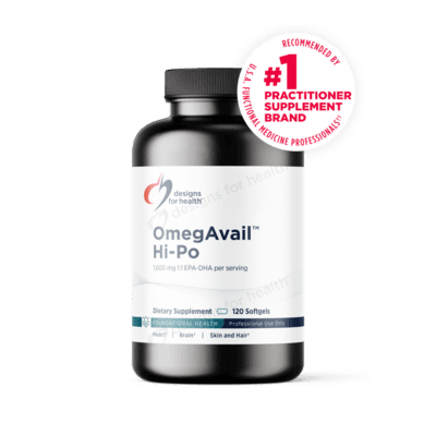 OmegAvail Hi-Po Fish Oil (120 Softgels)