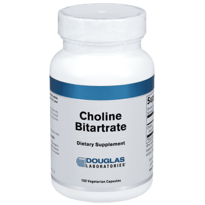 Choline Bitartrate 500mg (100 capsules)