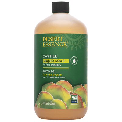 Liquid Castile Soap w/Tea Tree (32 Ounces)