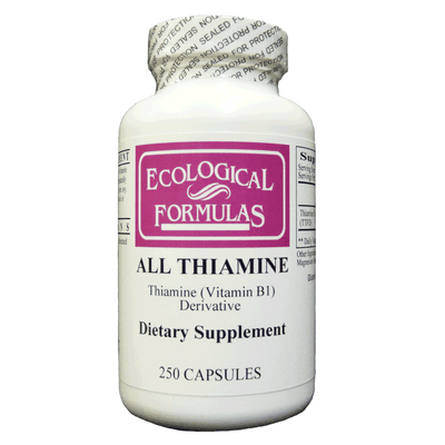 All Thiamine  (fat soluble B1 - TTFD, 50 mg capsule) (250 capsules)