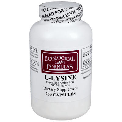 L-Lysine 500mg (250 capsules)