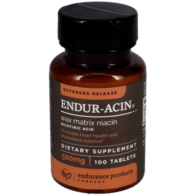 Extended Release ENDUR-ACIN® Wax Matrix Niacin (Nicotinic Acid) 500mg (100 tablets)