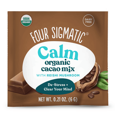 CALM Organic Cacao Mix with Reishi Mushrooms (10 Packets)