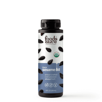 Black Sesame Seed Oil Organic (236 Milliliters)