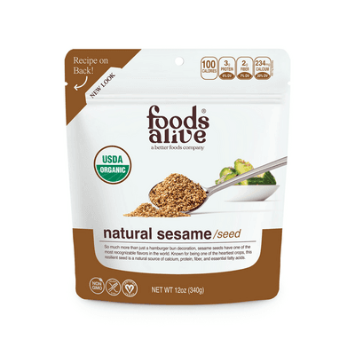 Organic Natural Sesame Seeds (340 Grams)