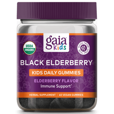 GaiaKids Everyday Elderberry Gummies (40 Gummies)