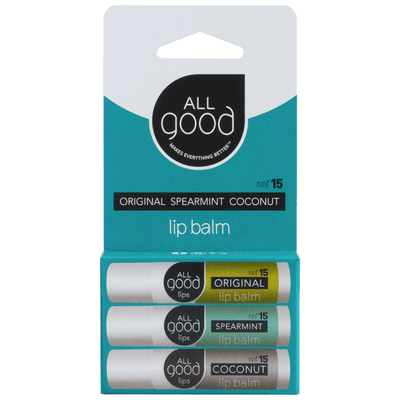 3 Pack Lip Balm - Coconut SPF 15, Spearm (3 Count)