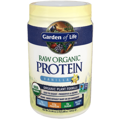 RAW Organic Protein - Real Raw Vanilla (620 Grams)