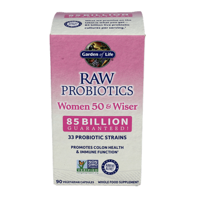 RAW Probiotics Women 50 and Wiser (90 capsules)