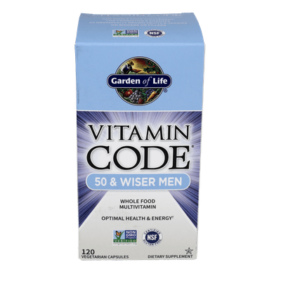 Vitamin Code 50 and Wiser Mens Multi (120 capsules)
