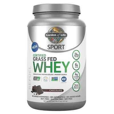 SPORT Grass Fed Whey Protein - Chocolate (672 Grams)