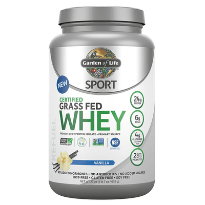 SPORT Grass Fed Whey Protein - Vanilla (652 Grams)