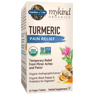 mykind Organics Turmeric Pain Relief (30 tablets)