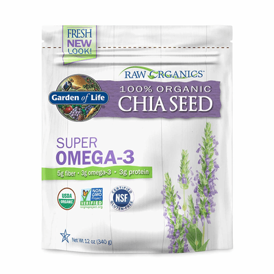 Raw Organics Chia Seed (340 Grams)