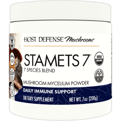 Organic Stamets 7 Powder (200 Grams)