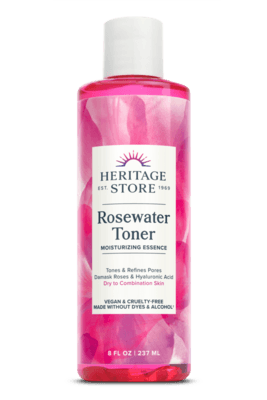 Rose Petals Rosewater Face Toner (8 Ounces)