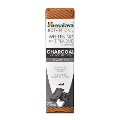 Whitening Antiplaque Charcoal + Black Seed Oil Toothpaste (4 Ounces)